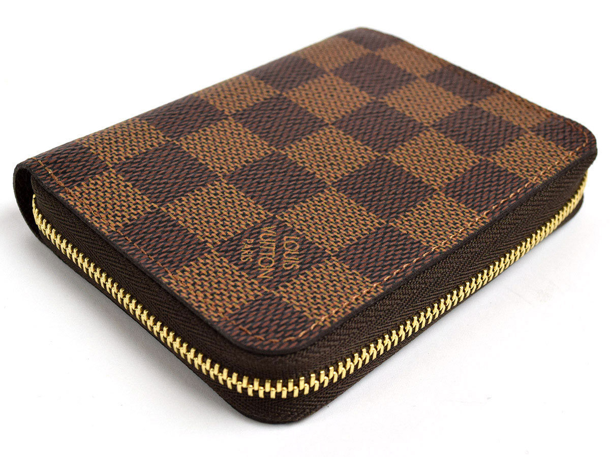 89250〇未使用 2020年製 LOUIS VUITTON ルイ ヴィトン/ ジッピーコインパース/ コインケース 小銭入れ/ ダミエ エベヌ ブラウン/ N63070