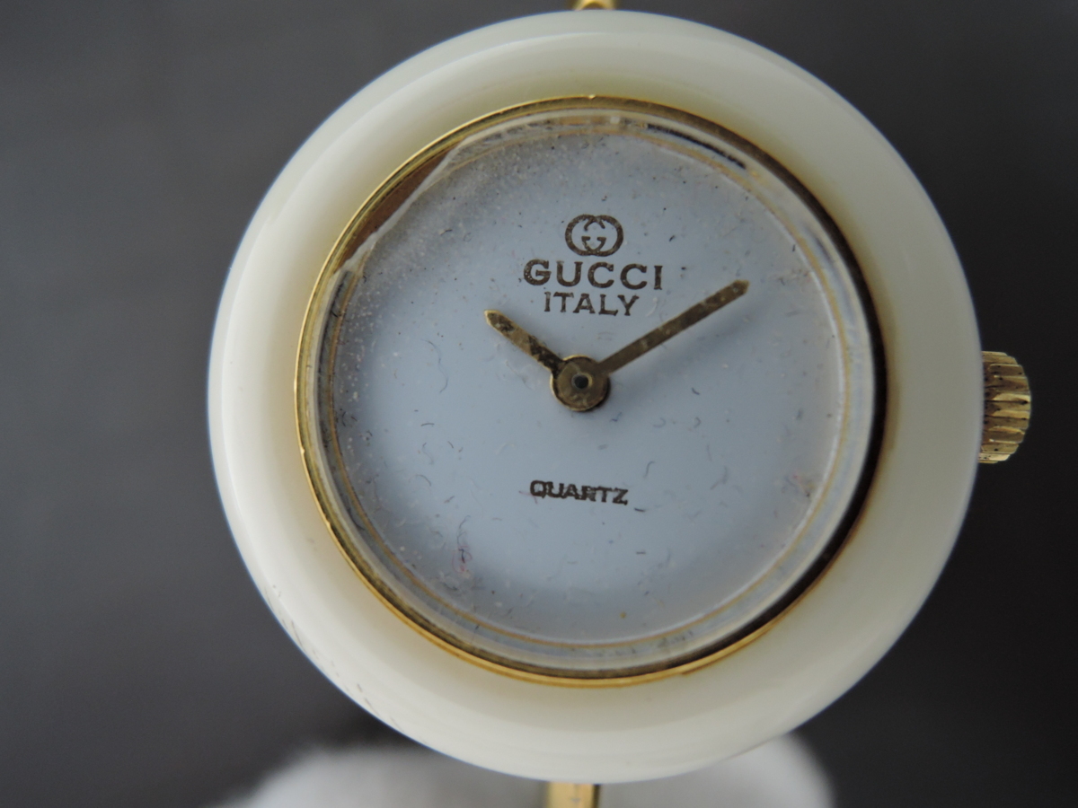 【大得価，人気】 1円 箱付き グッチ GUCCI チェンジベゼル クオーツ 替えベゼル 白文字盤 腕時計 CD0249152(女性用)｜売買されたオークション情報、yahooの商品情報をアーカイブ公開 - オークファン 女性用
