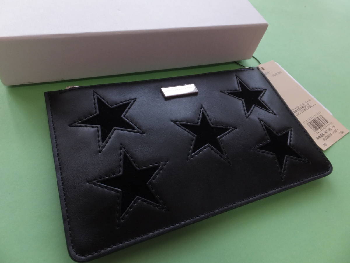 ステラマッカートニー Stella McCartney ブラック クラッチバッグ 新品/ステラマッカートニー(STELLA McCARTNEY)レザーポーチ/クラッチ