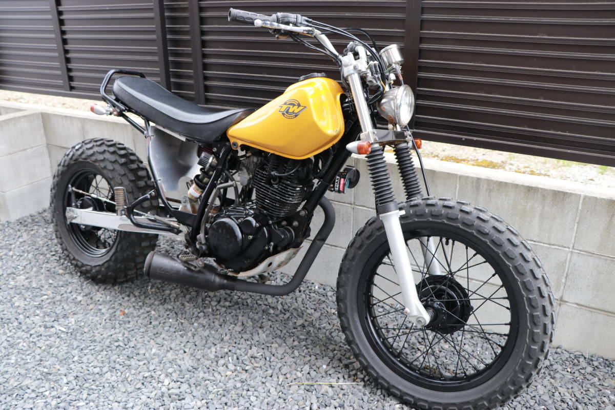 【最落無・売切】ヤマハ　TW200　2JL　フルカスタム　書付・実働　配送可能　ロンスイ　トラッカー　