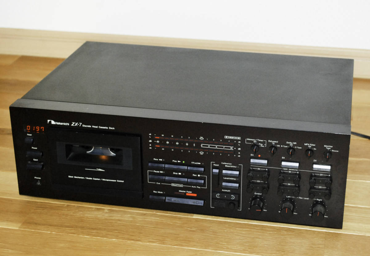 美品 ○○ Nakamichi ZX-7 ナカミチカセットデッキ ジャンク ○○ 家電、AV