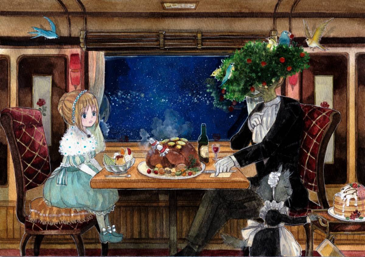 手描きイラスト オリジナル 食堂車 手描きイラスト 売買されたオークション情報 Yahooの商品情報をアーカイブ公開 オークファン Aucfan Com