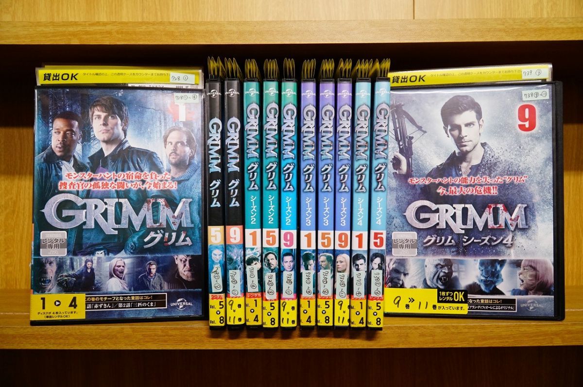 GRIMM グリム シーズン4 DVD 全11巻セット 日本語音声有 - メルカリ