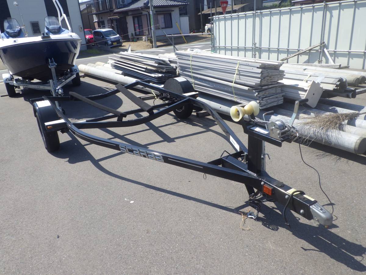  スカラブ トレーラー １６５用 通関証明有り 愛知 岐阜(小型モーターボート)｜売買されたオークション情報、yahooの商品情報をアーカイブ公開 - オークファン 小型モーターボート