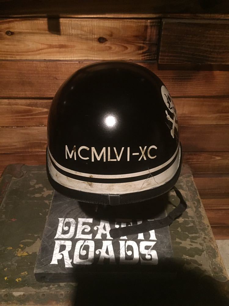 ジョッキーヘルメット TT&CO エイジングペイント ビンテージ