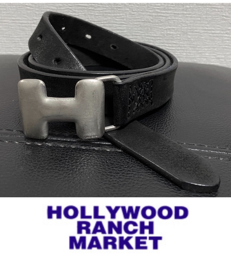 定価10 450円h R Marketハリウッドランチマーケット イニシャルhロゴシルバー真鍮カウレザー牛革ベルト34 85black 男性用 売買されたオークション情報 Yahooの商品情報をアーカイブ公開 オークファン Aucfan Com