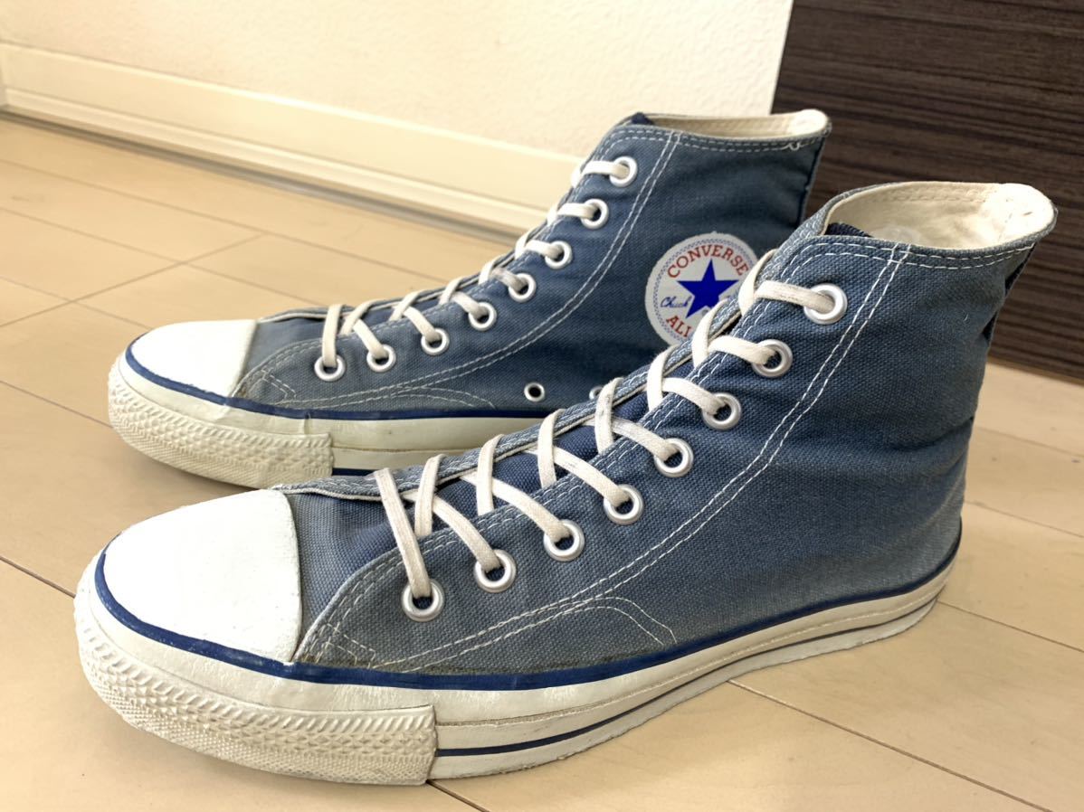  80's 90's CONVERSE ALL STAR USA製 紺 ネイビー / ビンテージ オリジナル 80年代 90年代 オールスター 70's チャックテイラー 60's コーチ(26.5cm)｜売買されたオークション情報、yahooの商品 26.5cm