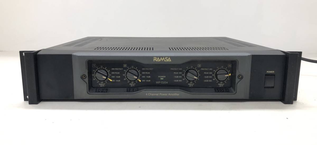 ですぐ届く t715/9 Panasonic パナソニック RAMSA 4チャンネル パワー
