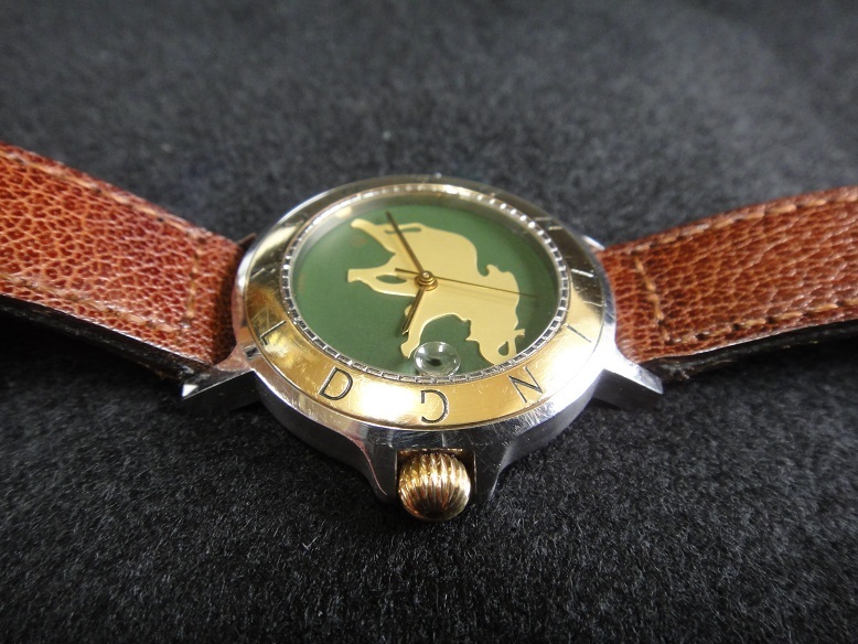 ☆ HUNTING WORLD &frasl; AUTOMATIC 18K GOLD BEZEL ◇ ハンティング