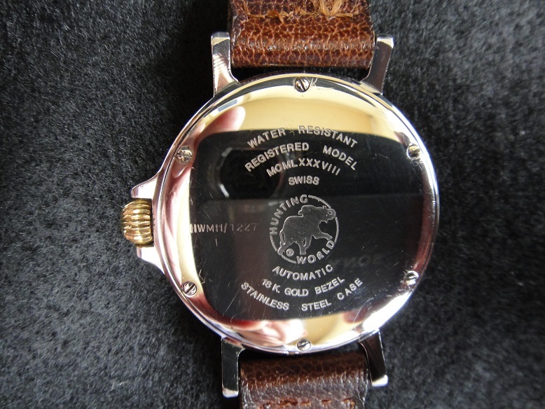 ☆ HUNTING WORLD / AUTOMATIC 18K GOLD BEZEL ◇ ハンティング 