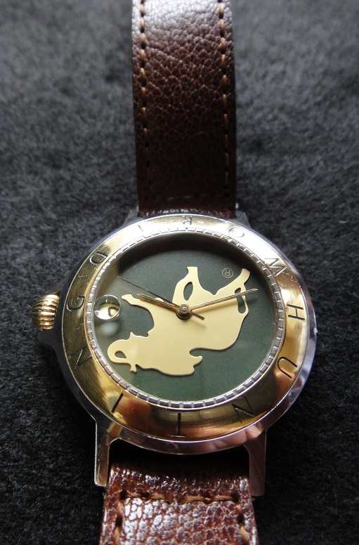 ☆ HUNTING WORLD / AUTOMATIC 18K GOLD BEZEL ◇ ハンティング 
