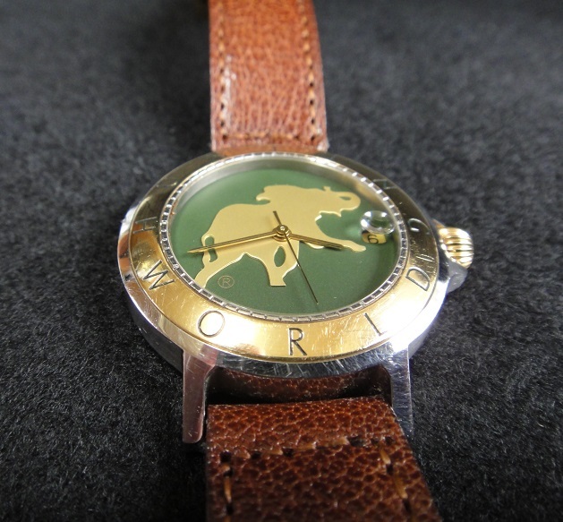 ☆ HUNTING WORLD &frasl; AUTOMATIC 18K GOLD BEZEL ◇ ハンティング