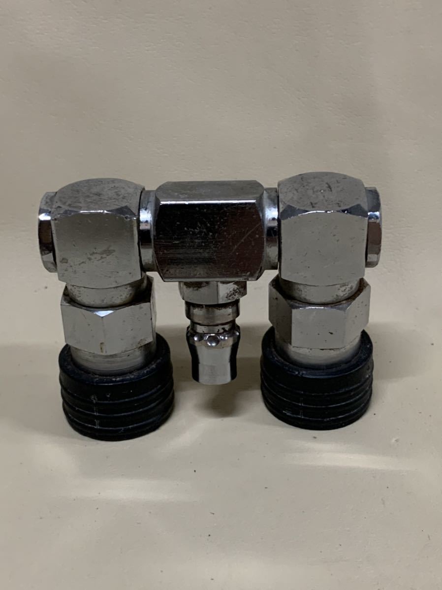 エアー★2又 自在 カプラー★中古品_2