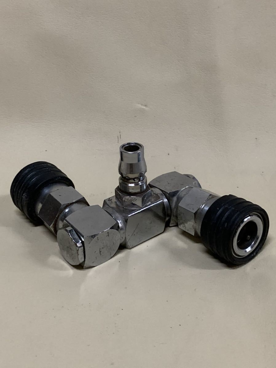 エアー★2又 自在 カプラー★中古品_3