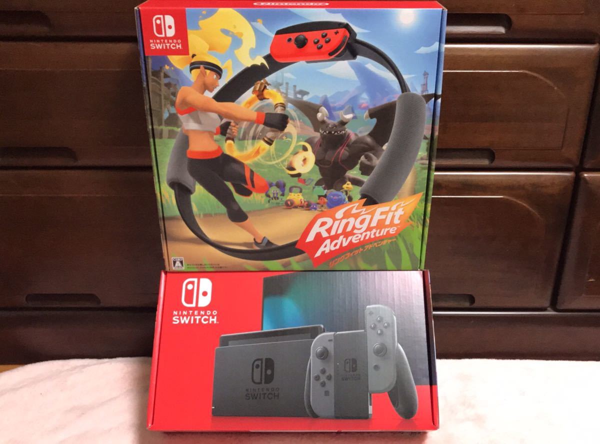 送料無料 ニンテンドースイッチ本体 リングフィットアドベンチャー