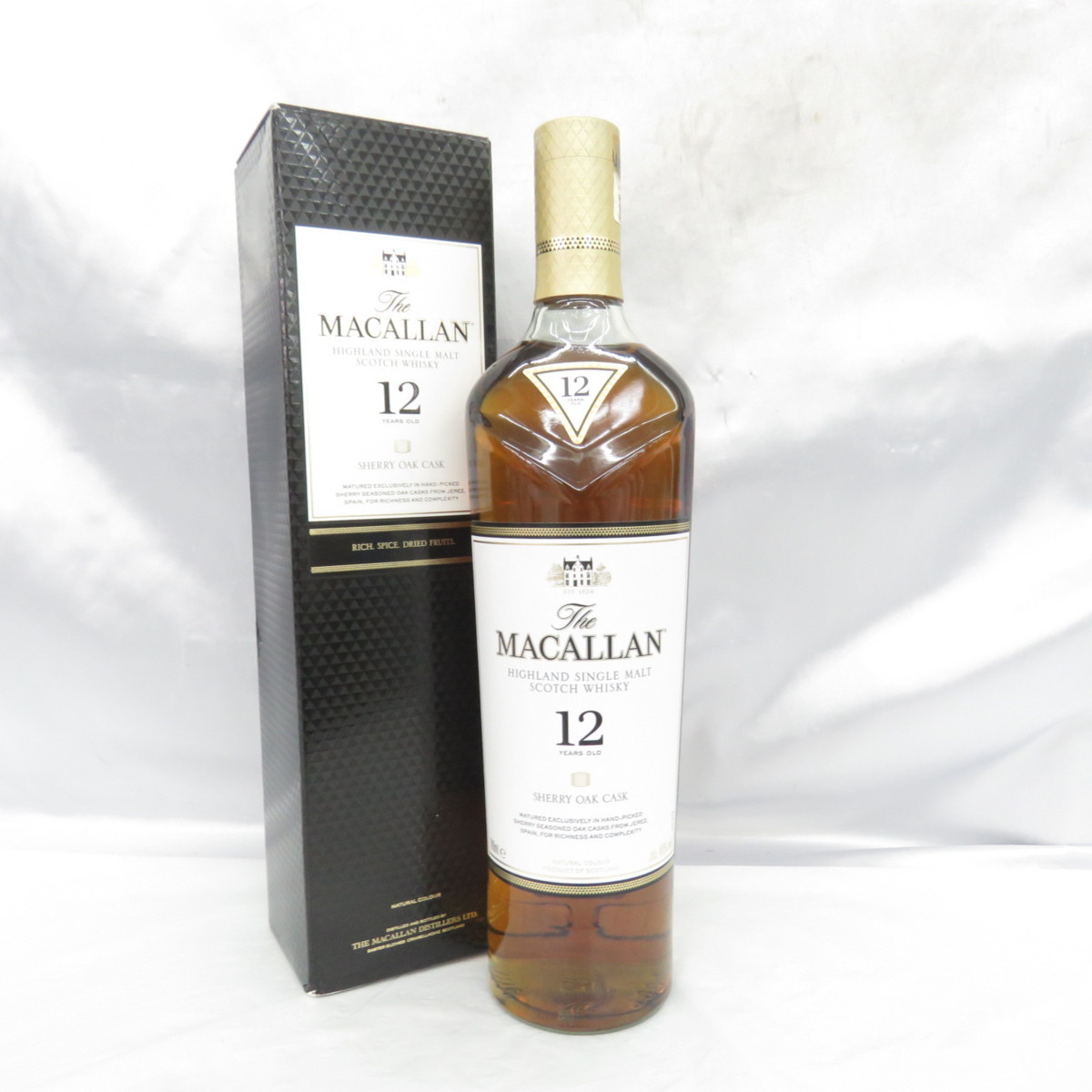 ザ マッカラン 12年 シェリーオークカスク 700ml 40% The 【未開栓