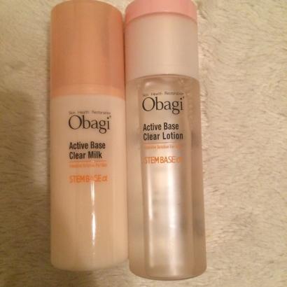 オバジ obagi アクティブベースクリアローション化粧水 150ml クリアミルク 乳液 120ml_1