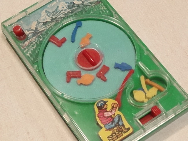 1976 トミー ポケットメイト つりきちゲーム 釣り 池 日本製 TOMY