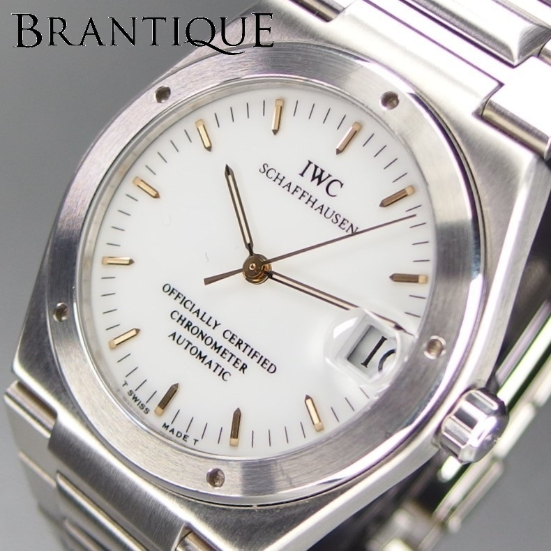 【定番，本物保証】 超 ジャガールクルトムーブメント 耐磁 IWC インターナショナル INGENIEUR インジュニア Ref.3521 自動巻 SS メンズ 腕時計(インヂュニア)｜売買されたオークション情報、yahooの商品情報をアーカイ インヂュニア