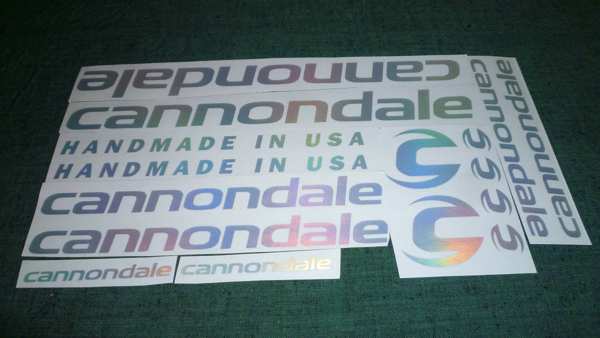 正規品，限定SALE Cannondale キャノンデール フレーム フォーク ステッカー デカール 銀 マイカ holographic chrome(その他)｜売買されたオークション情報、yahooの商品情報をアーカイブ公開 - オークファン その他