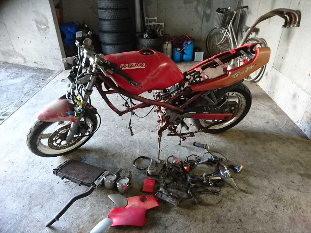バンディット250 GJ74A スズキ 販売可能！！ 部品取り車 不動車 Yahoo 