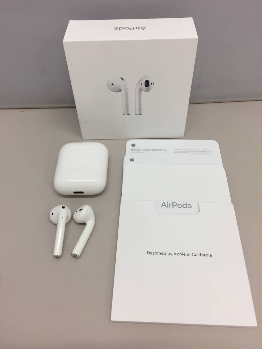 ○Apple AirPods ワイヤレスイヤホン エアーポッズ MMEF2J/A 【20/0926