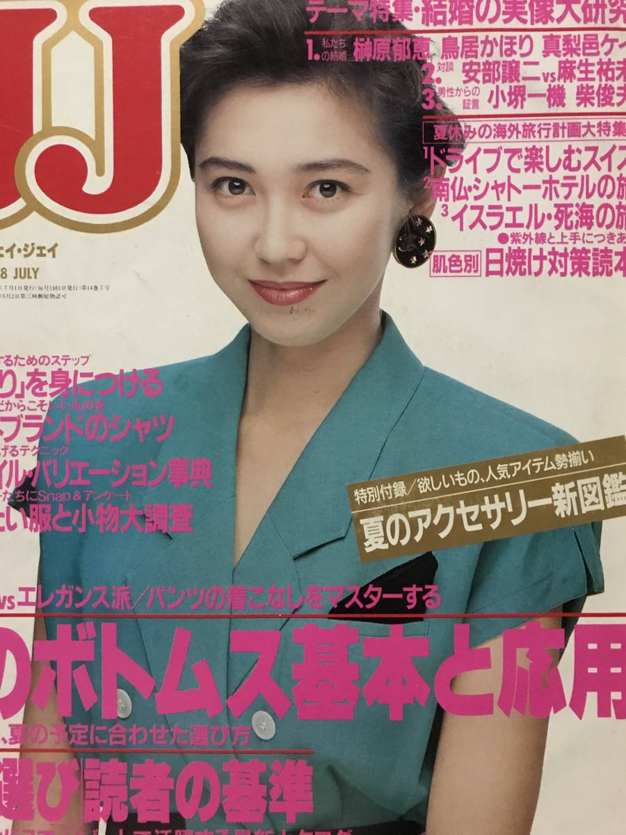 限定セール，100%新品 JJ キャンギャル吉川十和子/設楽りさ子/ハイレグ水着/真梨邑ケイ/榊原郁恵/鳥居かほり/麻生祐未/柴田恭兵/昭和63年(その他)｜売買されたオークション情報、yahooの商品情報をアーカイブ公開 - その他