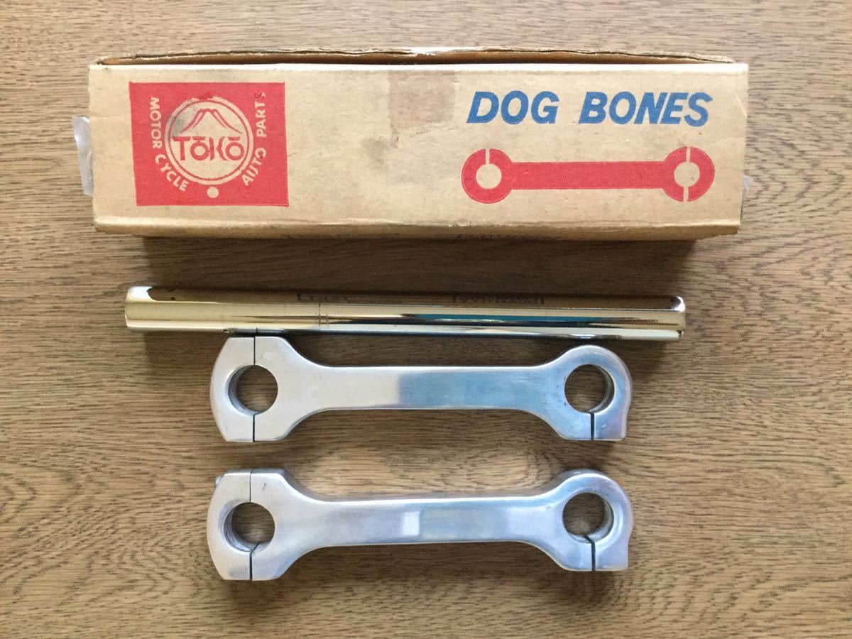 ビンテージ ハンドル ドッグボーン ライザー ミリバー用 フランダース