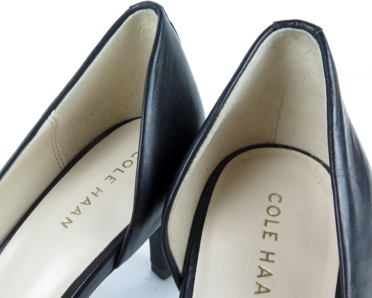 正規品 COLE HAAN コール・ハーン ヒールパンプス ブラック 黒 レザー 