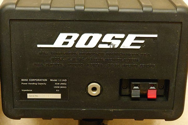 BOSE 111AD ボーズ スピーカー ペア シリアルナンバー連番 天吊り