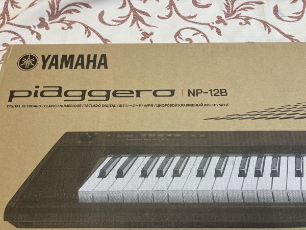 値下げしました！【美品】ヤマハ 電子キーボード piaggero NP-12B 即納/大容量 新品 ヤマハ YAMAHA NP-12B 電子キーボード piaggero