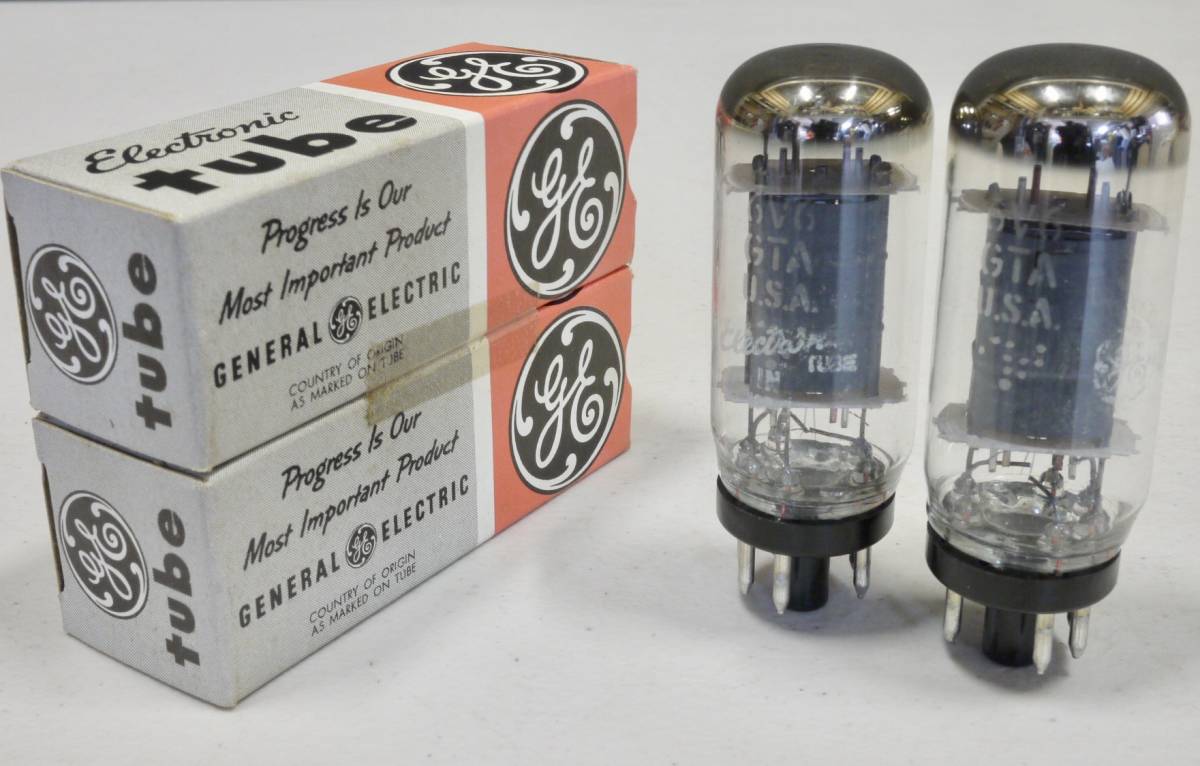 GE 6V6GTA★ペアチューブ★GENERAL ELECTRIC★米国GE製★未使用品★2本セット★MADE IN U.S.A★デットストック★6V6GTA Tubes GE 6V6GTA | eBay 6H3チューブ