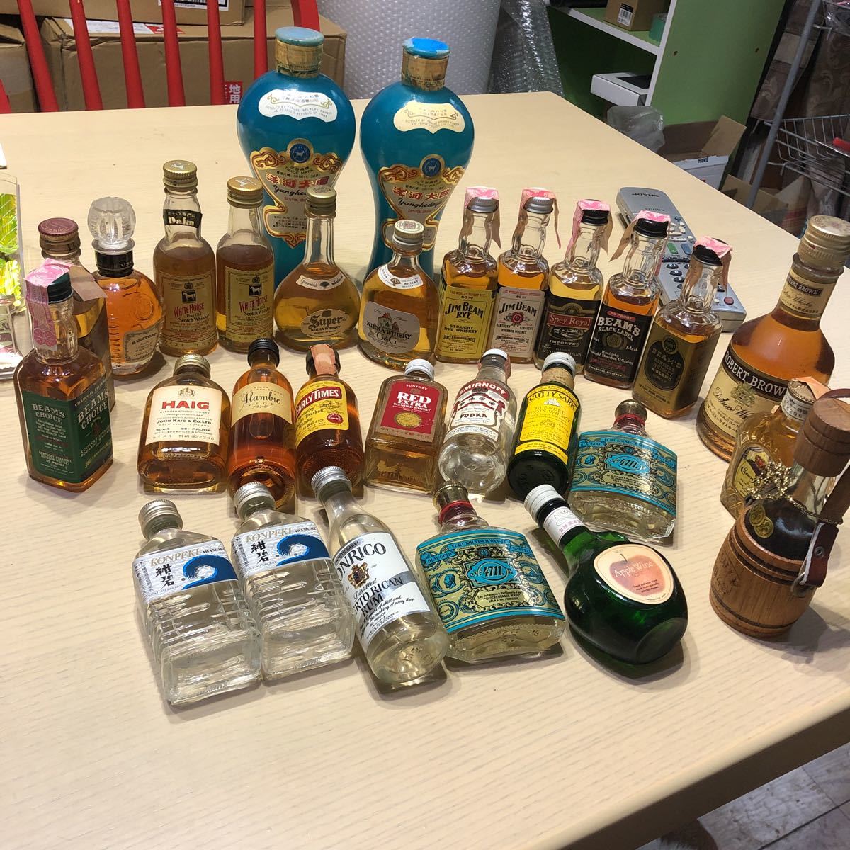 ミニボトル ブランデー 古酒 ウイスキー 未開栓 洋酒 他 リキュール