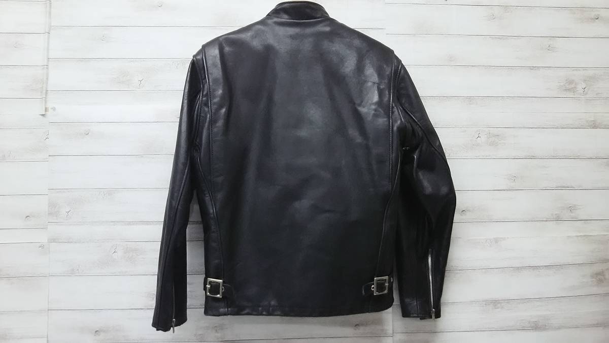 Schott シングルライダース ショット シングル ライダース | Schott(ショット) &frasl; 中古・古着通販Schott (ショット) NYC LEATHER シングルライダースジャケット&frasl;36&frasl;牛革&frasl;BLK アイテムから探す,ジャケット OFFICIAL 襟付きシングルライダースジャケット&frasl;36