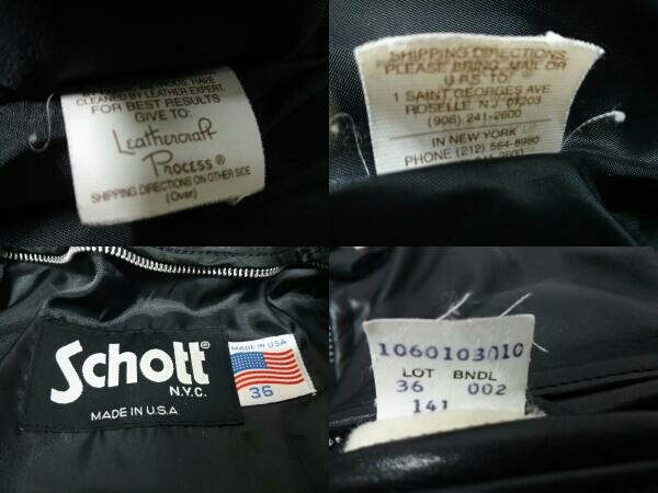 Schott シングルライダース ショット シングル ライダース | Schott(ショット) &frasl; 中古・古着通販Schott (ショット) NYC LEATHER シングルライダースジャケット&frasl;36&frasl;牛革&frasl;BLK アイテムから探す,ジャケット OFFICIAL 襟付きシングルライダースジャケット&frasl;36