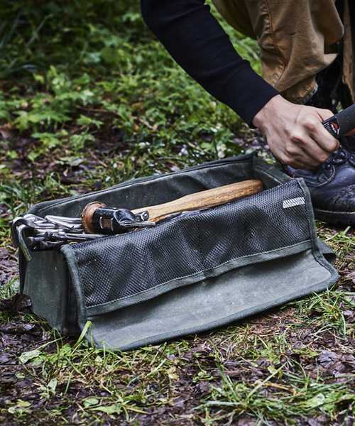 【ほぼ新品】アソビト　ツールボックス　オリーブ　キャンプ_2