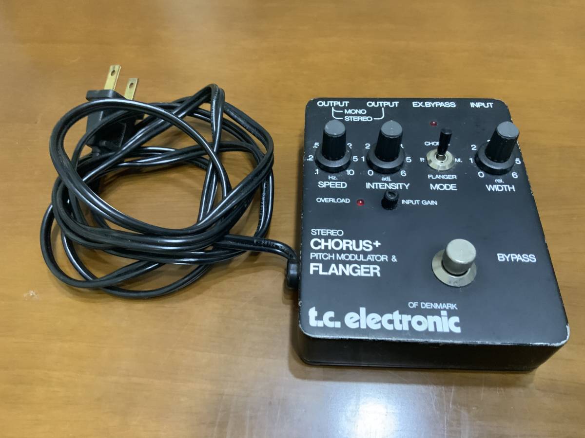 【名機】t.c.electronic STEREO CHORUS ＋ PITCH MODULATOR&FLANGER【ヴィンテージ】_1