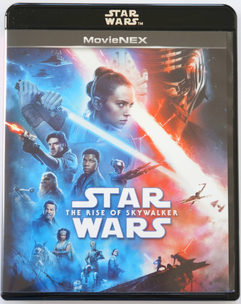 美品 3枚組 未使用コード付属 MovieNEX スカイウォーカーの夜明け ブルーレイ + DVDセット 初回ケース ブラック版 Blu-ray スターウォーズ9_2