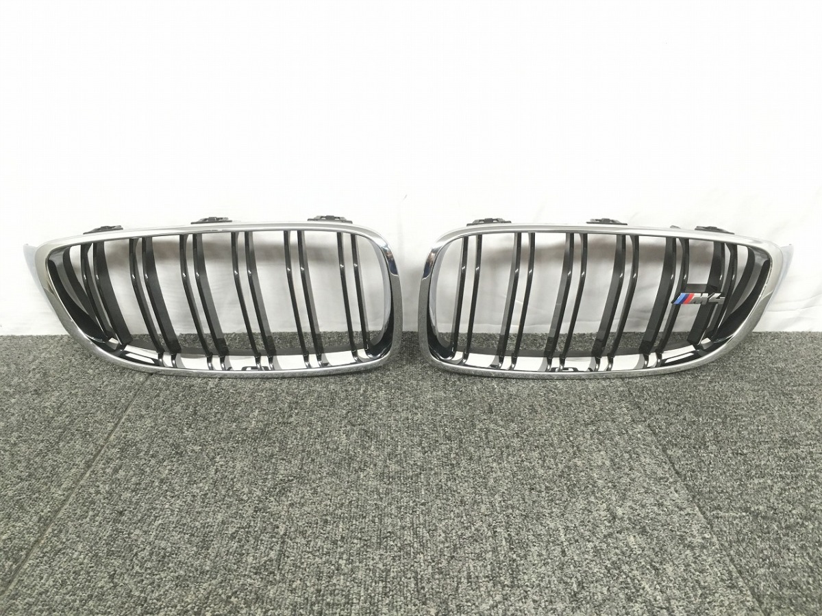 BMW M4 F82 F83 4シリーズ 純正 フロントグリル キドニーグリル 左右