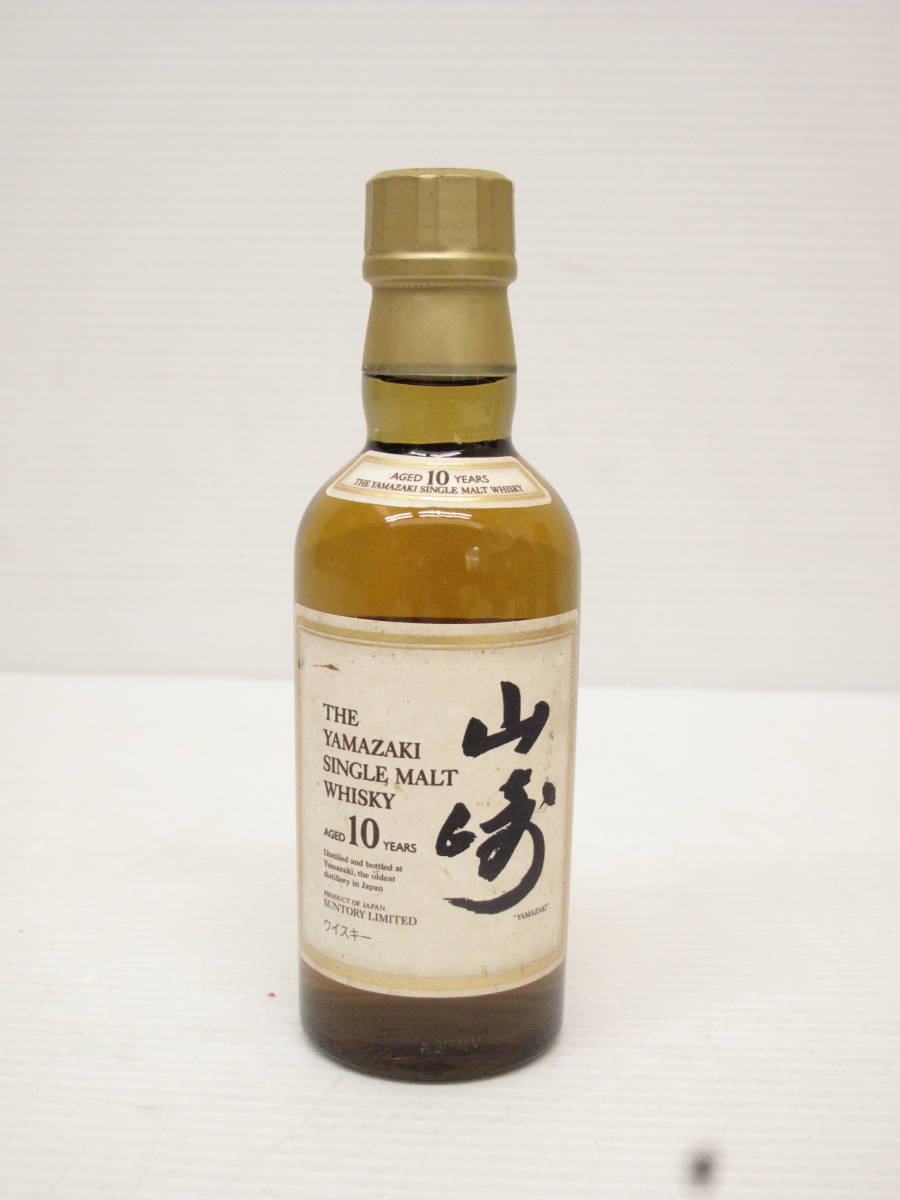 D4a壱☆〒 サントリー シングルモルトウィスキー 山崎 10年 180ml 40