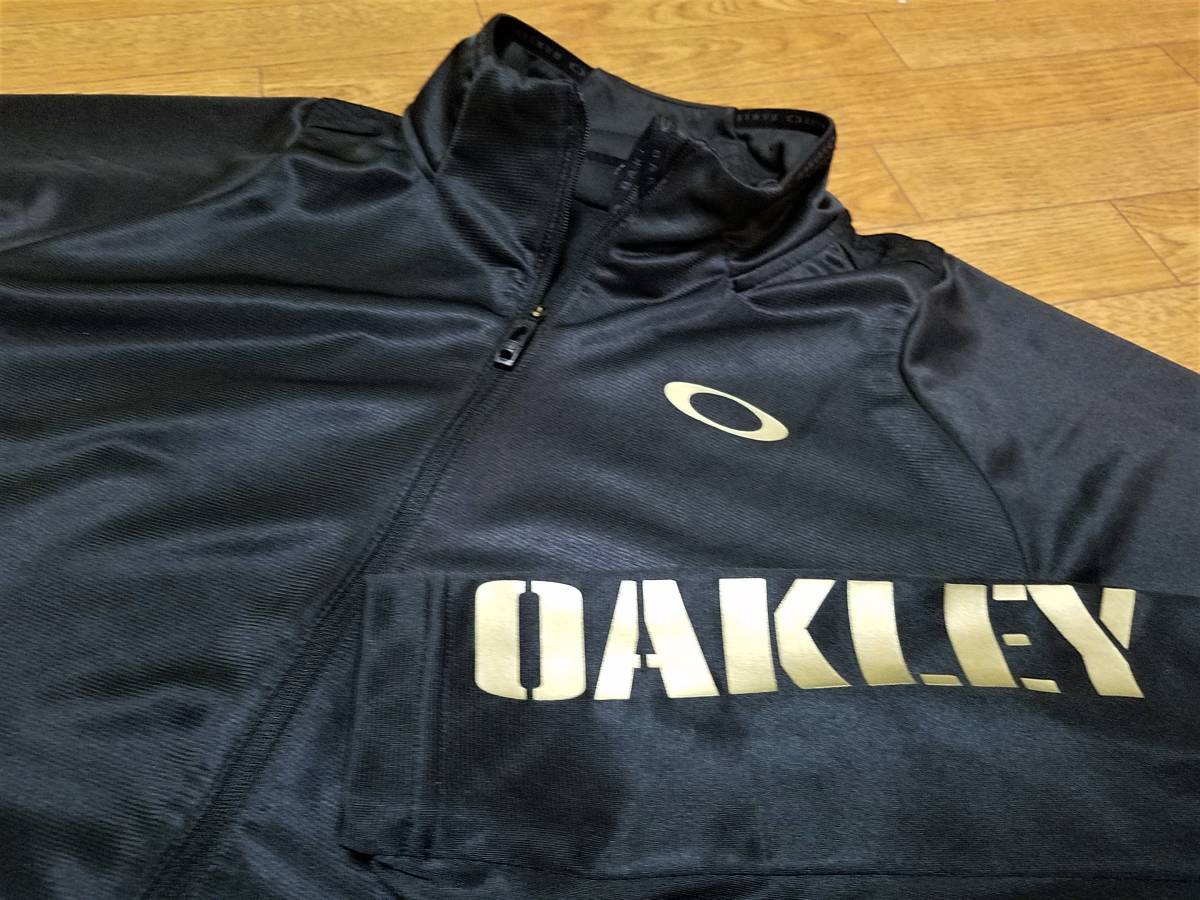 新品，限定SALE オークリー OAKLEY Enhance ジャージジャケット 黒 L(オークリー)｜売買されたオークション情報、yahooの商品情報をアーカイブ公開 - オークファン ジャンパー、ジャケット
