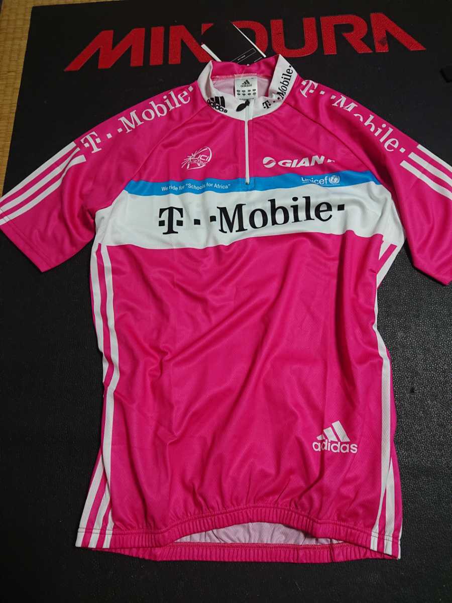 驚きの破格値，セール アディダス T-mobile GIANT 半袖ジャージ サイクルジャージ(Lサイズ)｜売買されたオークション情報、yahooの商品情報をアーカイブ公開 - オークファン 男性用