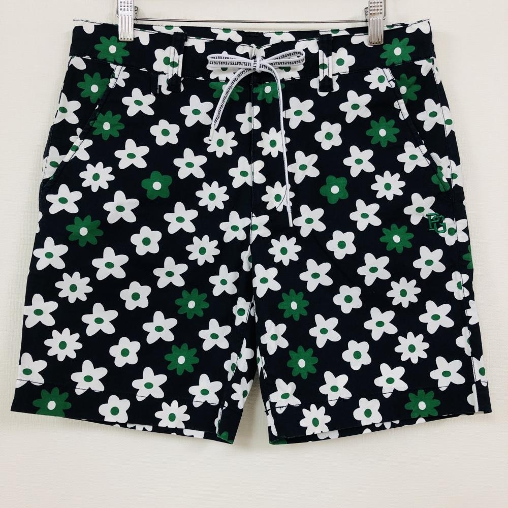PEARLEY GATES パーリーゲイツ ショートパンツ ネイビー×白×グリーン