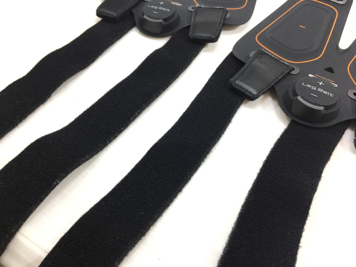 SIXPAD シックスパッド Leg Belt レッグベルト MTG グレー 0 : レッグベルト2 美品MTG SE-CM-14B-L 超美品新品ジェル付 2セット 専用コントローラー付 レッグベルト用ジェルシート