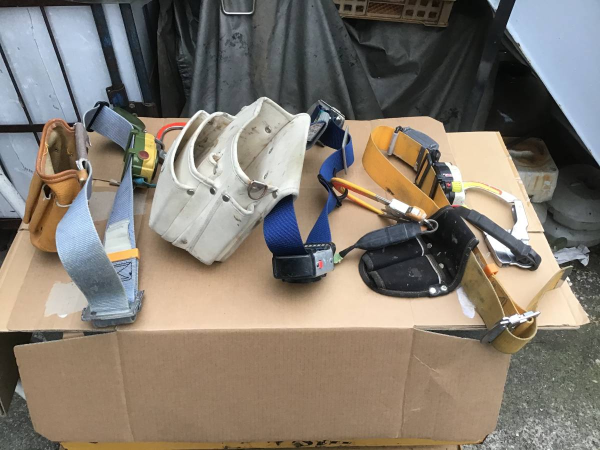 中古品」安全帯 3本格安にての出品になります 2026年