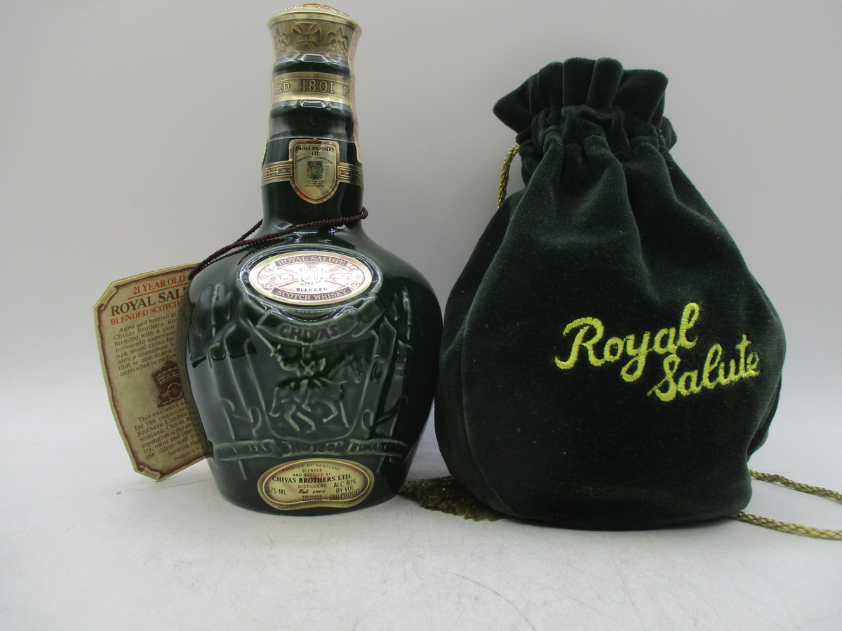 同梱OK商品】ハーフボトル ROYAL SALUTE 21年 ロイヤルサルート 21年
