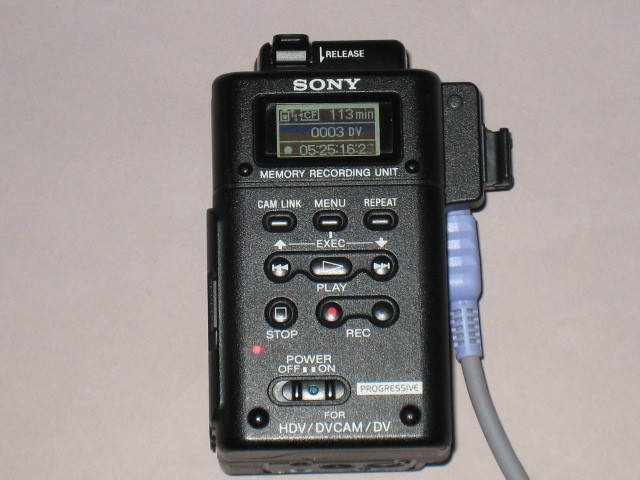 ソニー HVR-MRC1+HVRA-CR1 中古美品 メモリー レコーディング ユニット