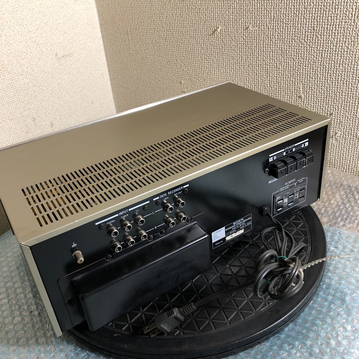 SONY プリメインアンプ TA-313 ソニー 大型パワーメーター 動作品 TA-313 SONY Japan Integrated Amplifier Stereo Yahoo!オークション