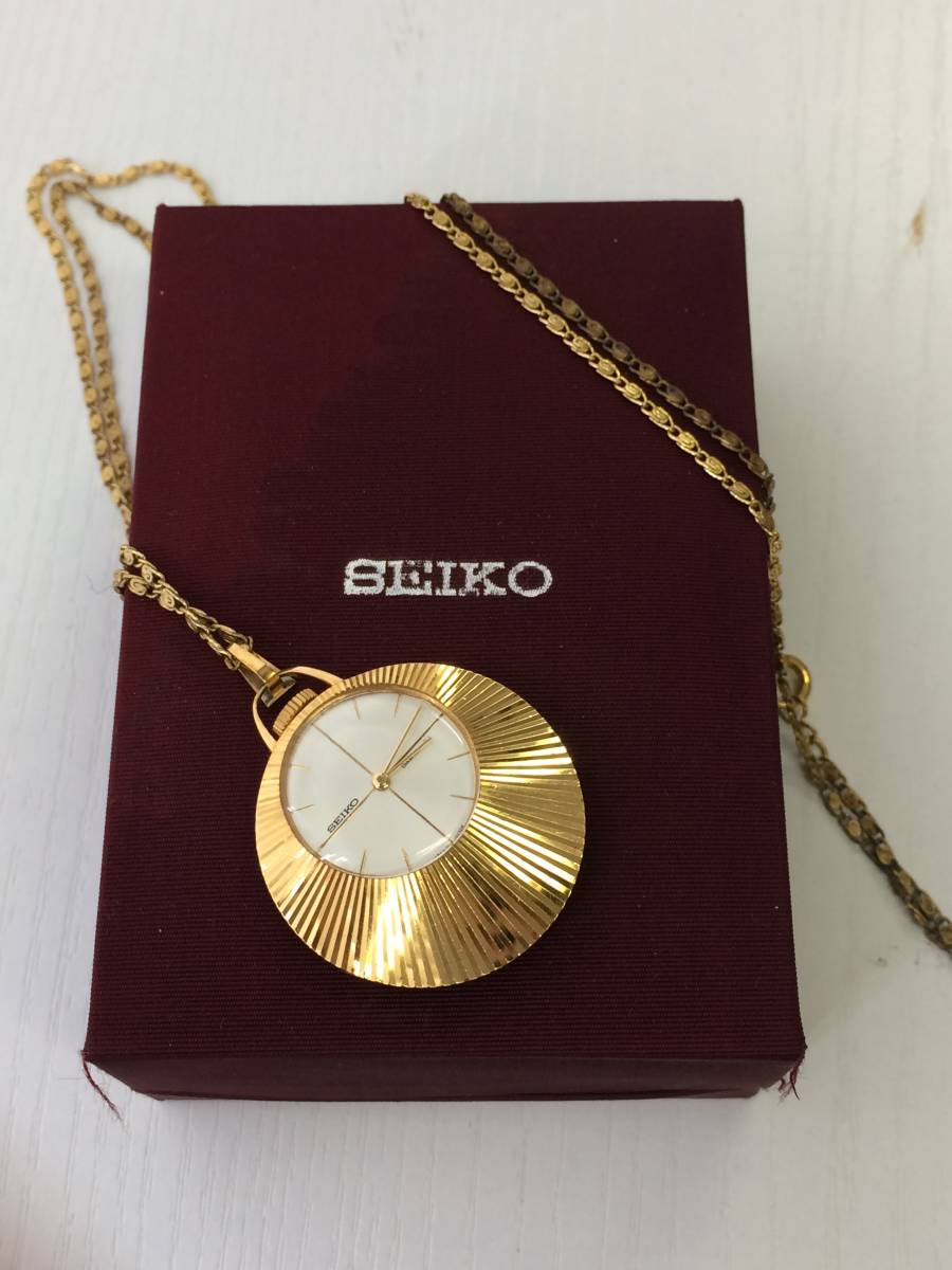 SEIKO セイコー 手巻き 17石 ペンダントウォッチ ペンダント