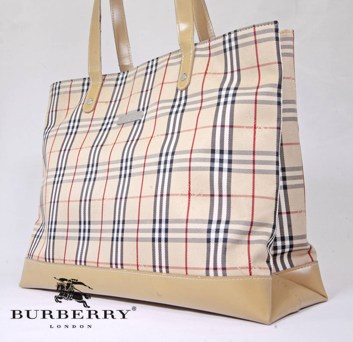 BURBERRY BLUE LABEL 美品 LONDON label(バーバリーブルー BURBERRY 